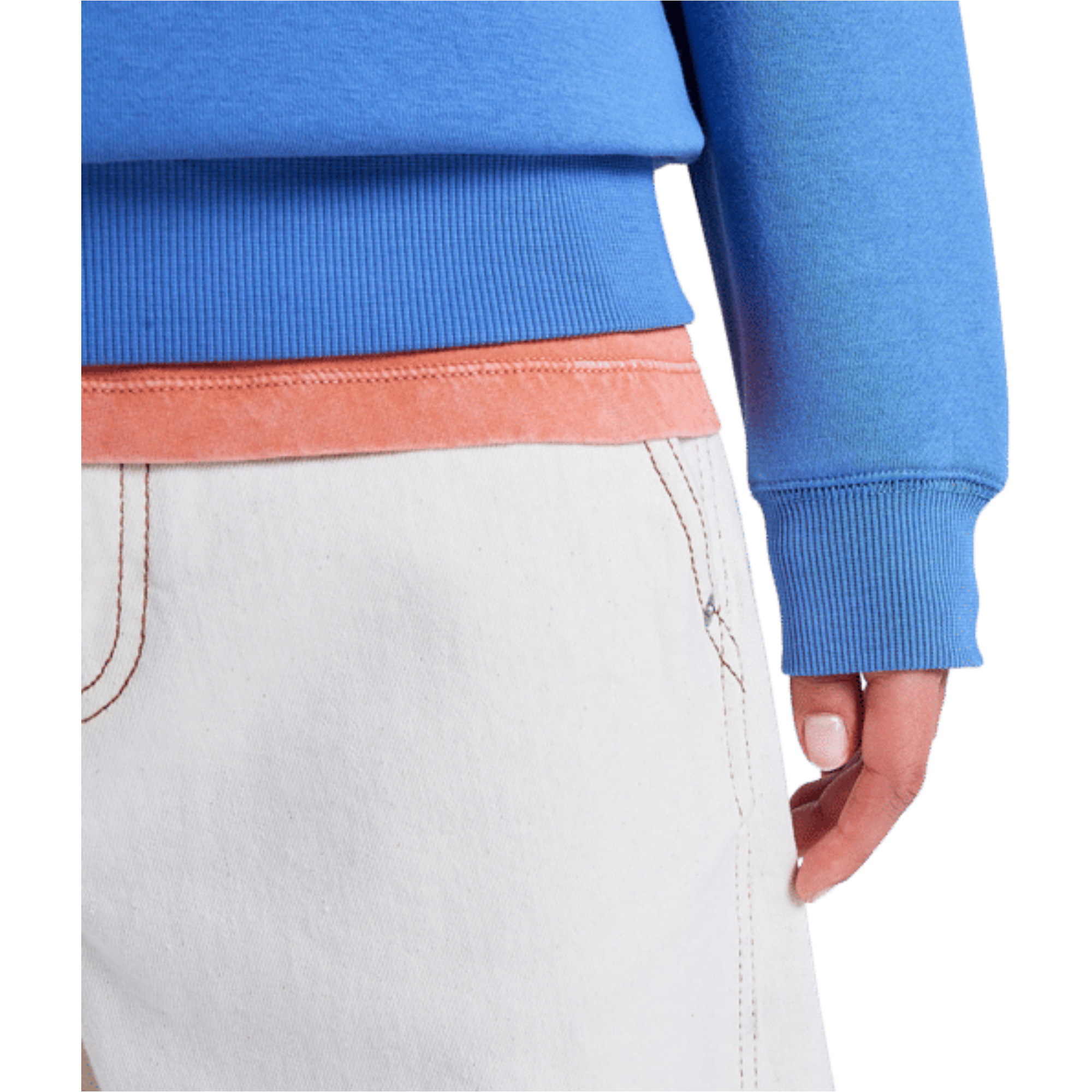 2026 Roxy Womens Surf Stoked Crew Brushed Vint Sweatshirt ERJFT05061 - Dutch Blue